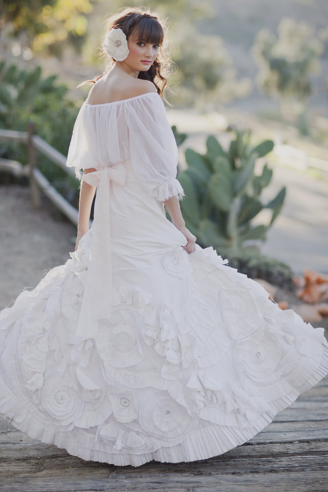 Mexican Spanish Wedding Dress Star Ranch Heavenly Blooms