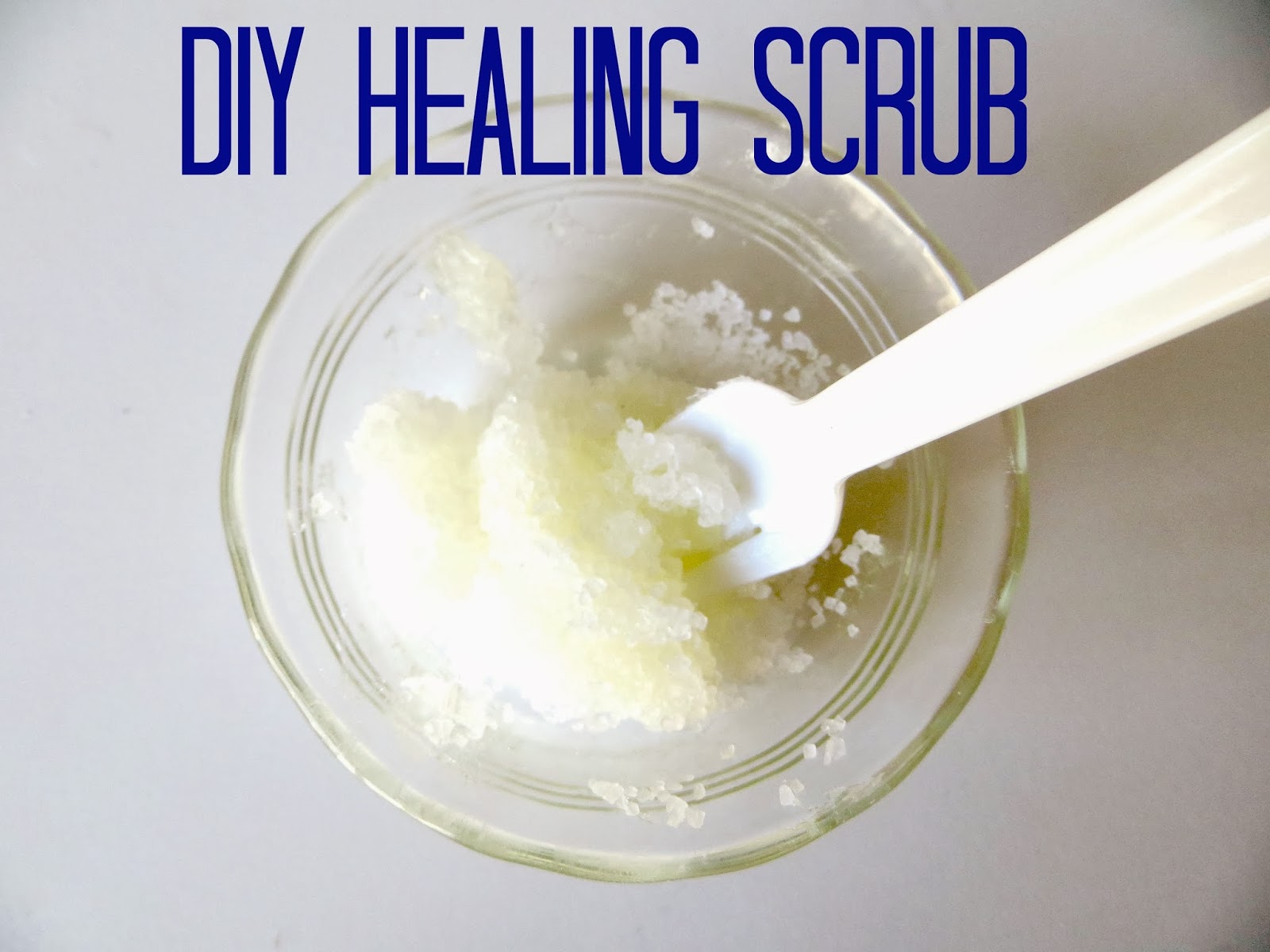 diy healing body scrub vaseline sea salt