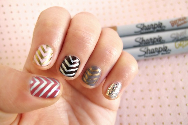 Sharpie-nail-art