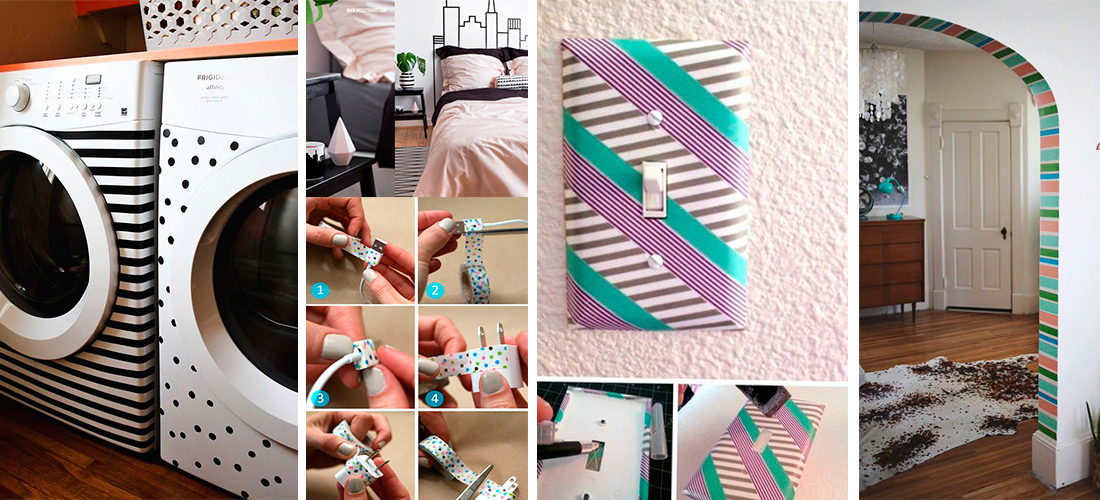 Las mejores 13 ideas de cinta adhesiva decorativa