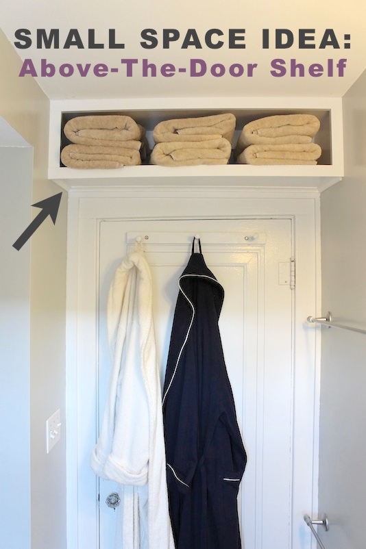 8.-Use-the-space-above-a-door-for-extra-storage-29-Sneaky-Tips-For-Small-Space-Living