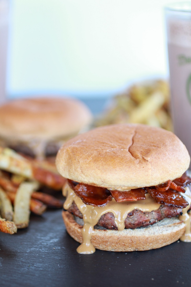 Peanut-Butter-Burgers-with-Slim-Jim-Fries-and-Chocolate-Malted-Milkshake-9