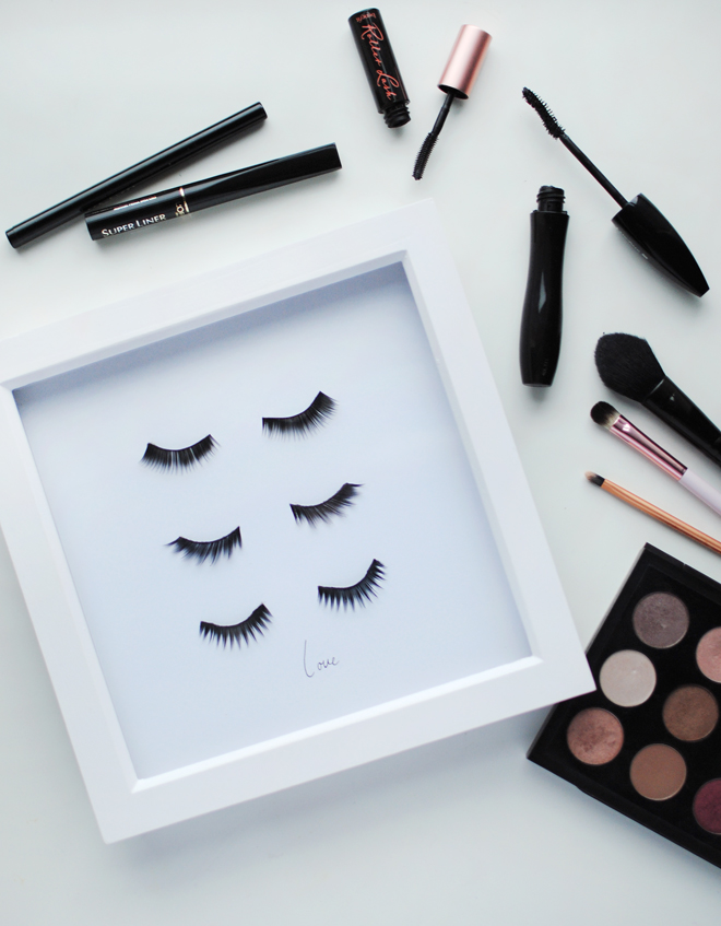 eyelashes-false-lashes-falsies-wall-art-box-frame-print-diy-framed