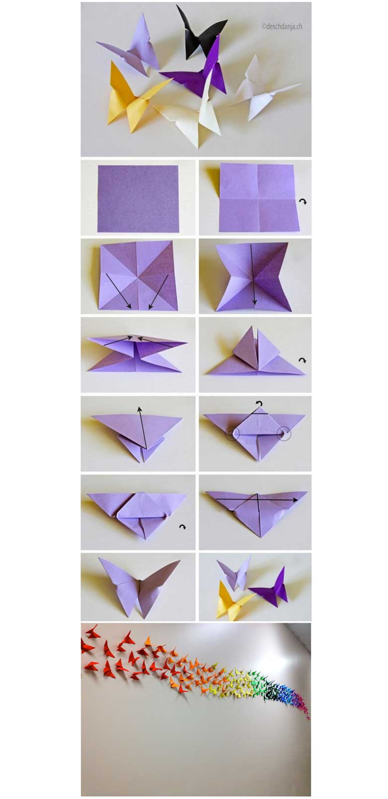 Origami-mariposa