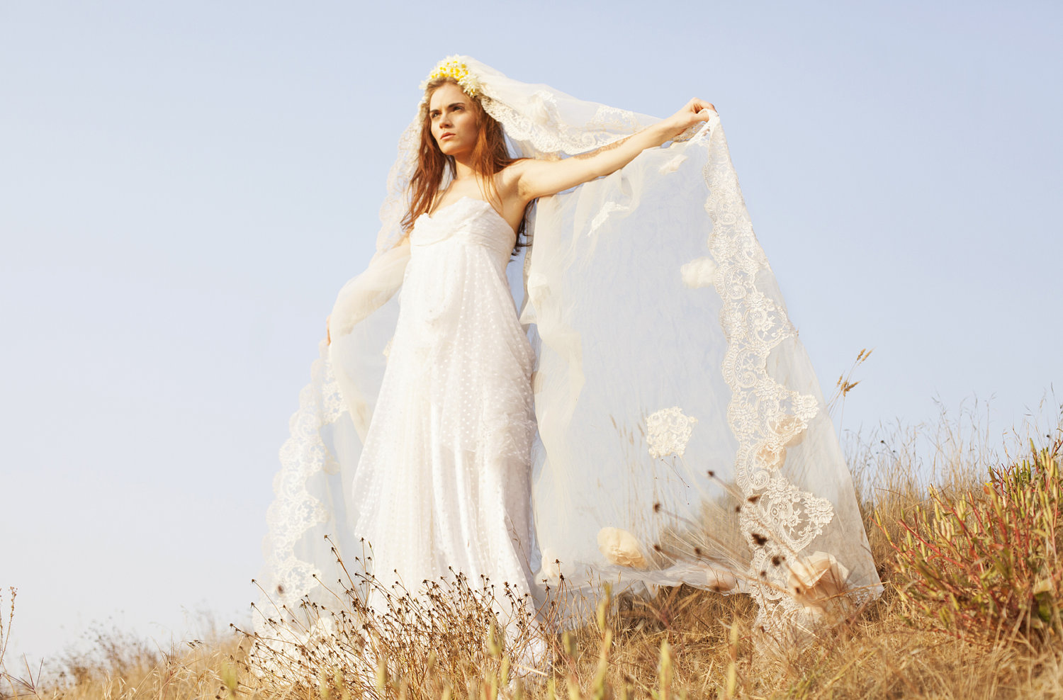 vestido novia encaje