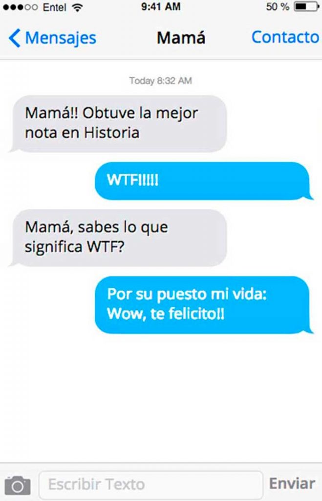 conversaciones mamás papás whatsapp