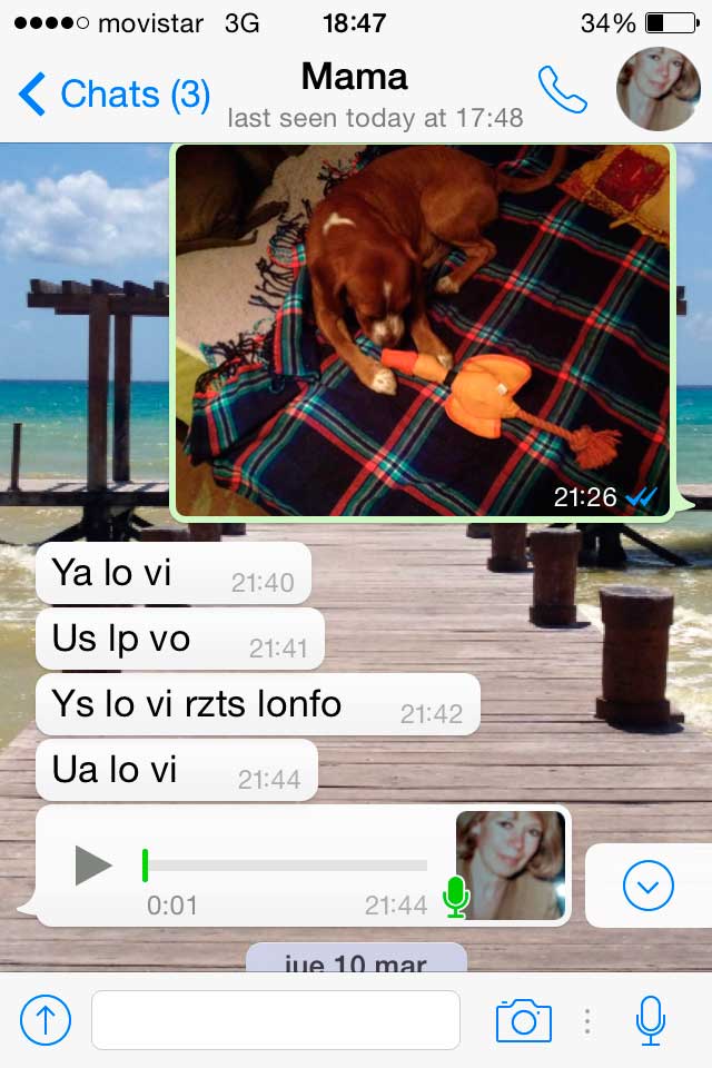 conversaciones mamás papás whatsapp