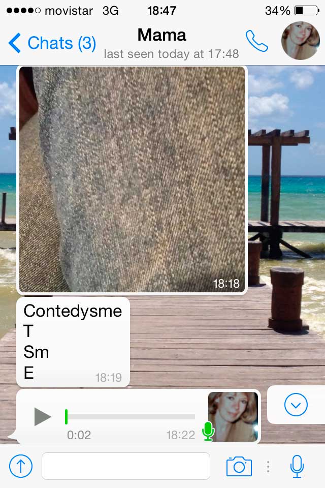 conversaciones mamás papás whatsapp