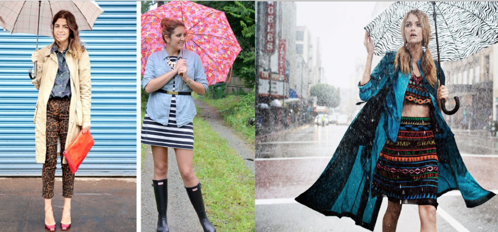 ideas lucir chic lluvia