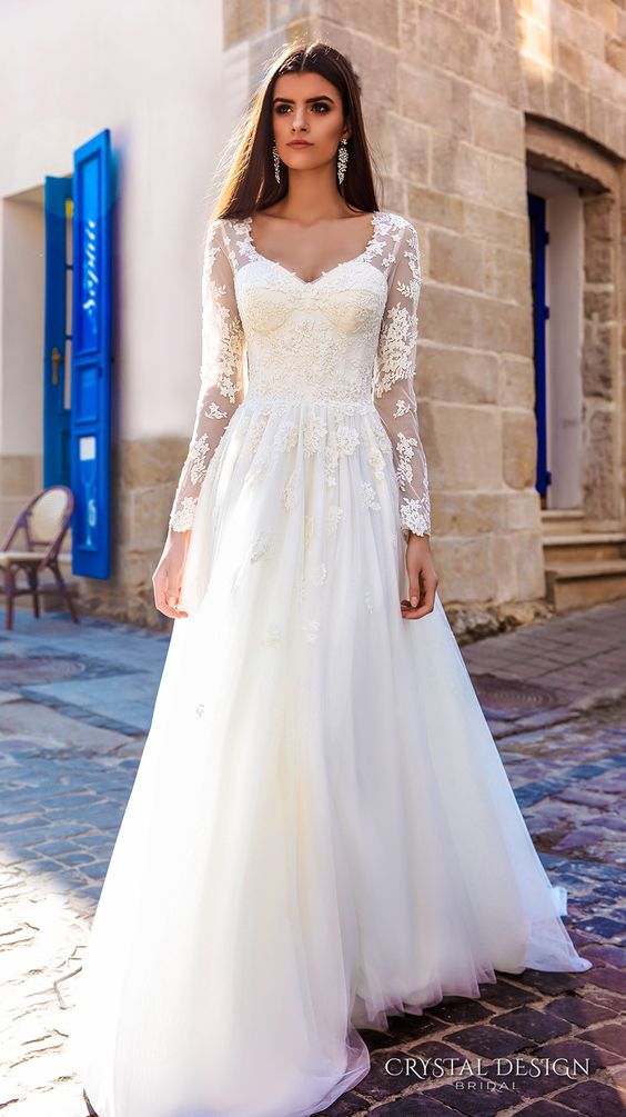 vestidos-novia-manga-larga