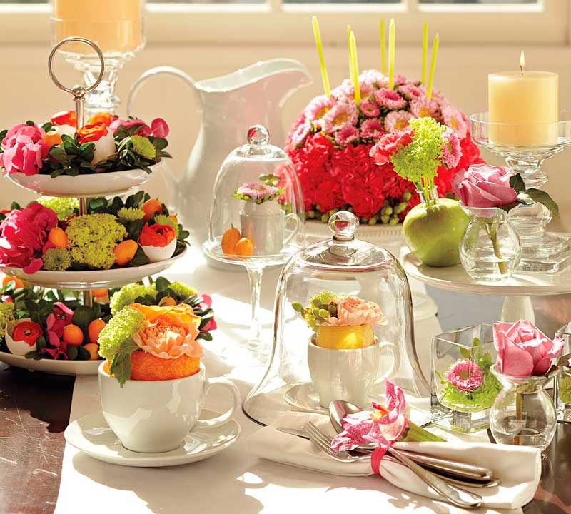 increíbles ideas para decorar tu mesa