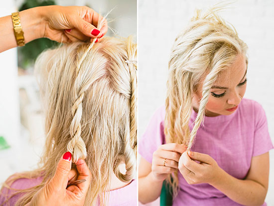 Cómo hacer ondas con la secadora de pelo