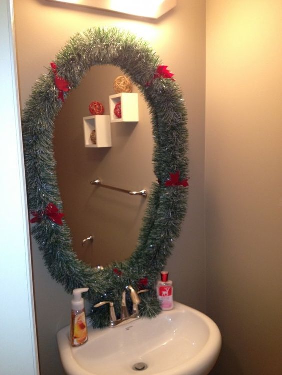 decorar-baño-navidad