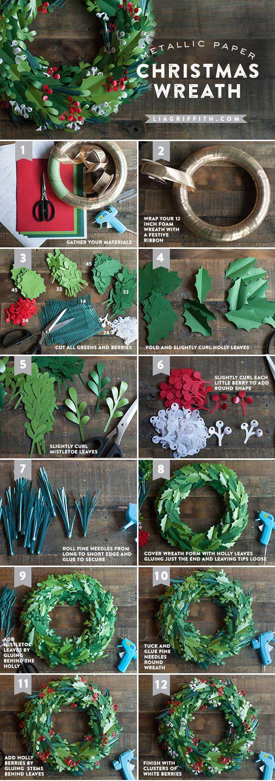 decoraciones-navideñas-con-papel