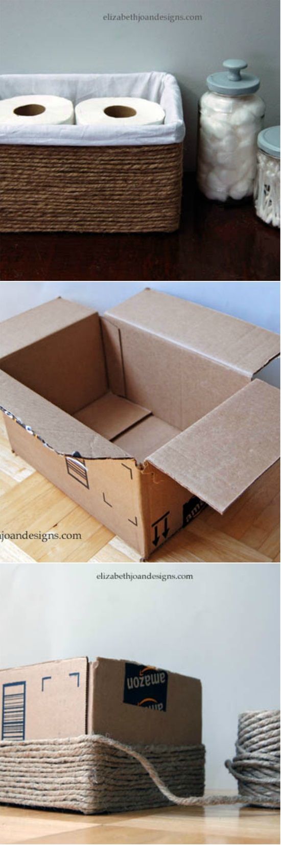 Crea un organizador con cajas. # DIY ¿Qué te parece? www.quintaencinos.com