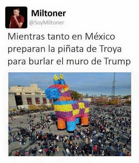 Los mejores memes del muro de Trump 7