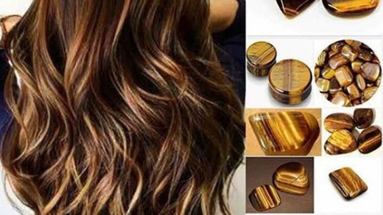 efecto tiger eye en el cabello