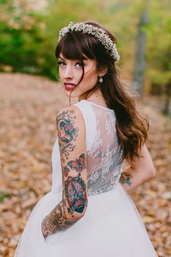 como-lucir-los-tatuajes-en-tu-vestido-de-novia