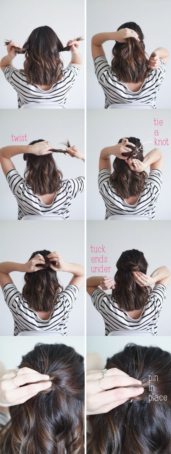 10 formas de amarrar tu cabello cuando no tienes liga 7
