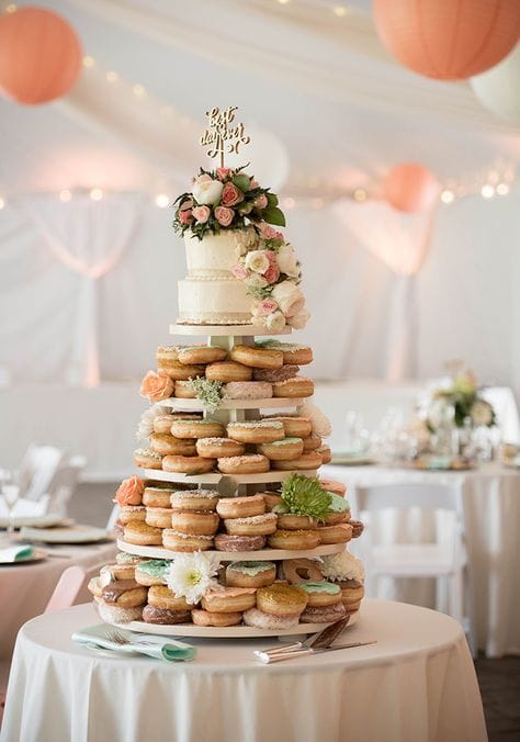 10 alternativas si no quieres tener pastel en tu boda 8