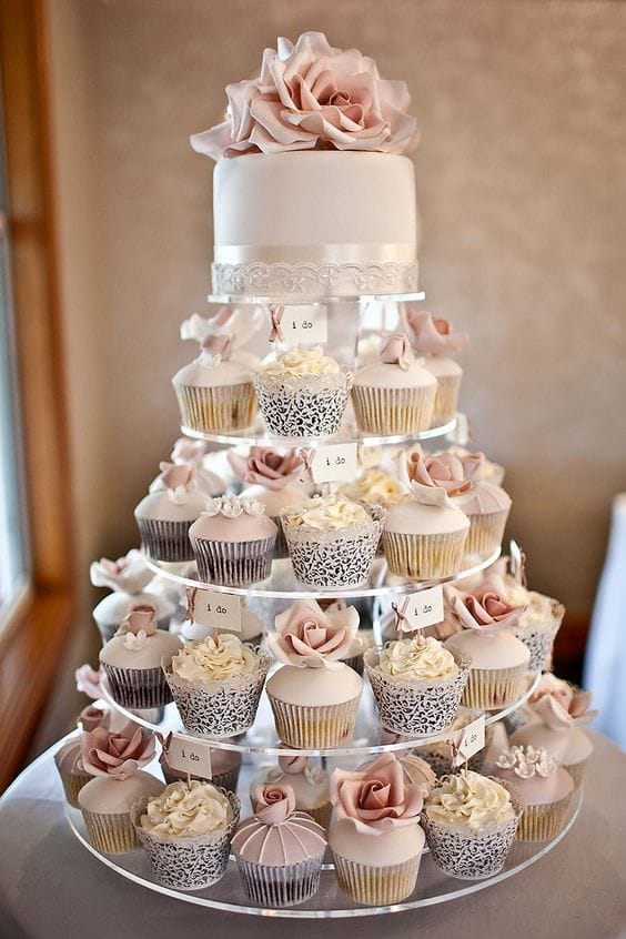 10 alternativas si no quieres tener pastel en tu boda 6