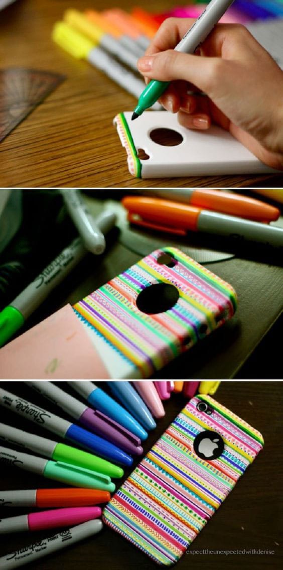 Ideas increíbles para decorar tu celular y accesorios 15