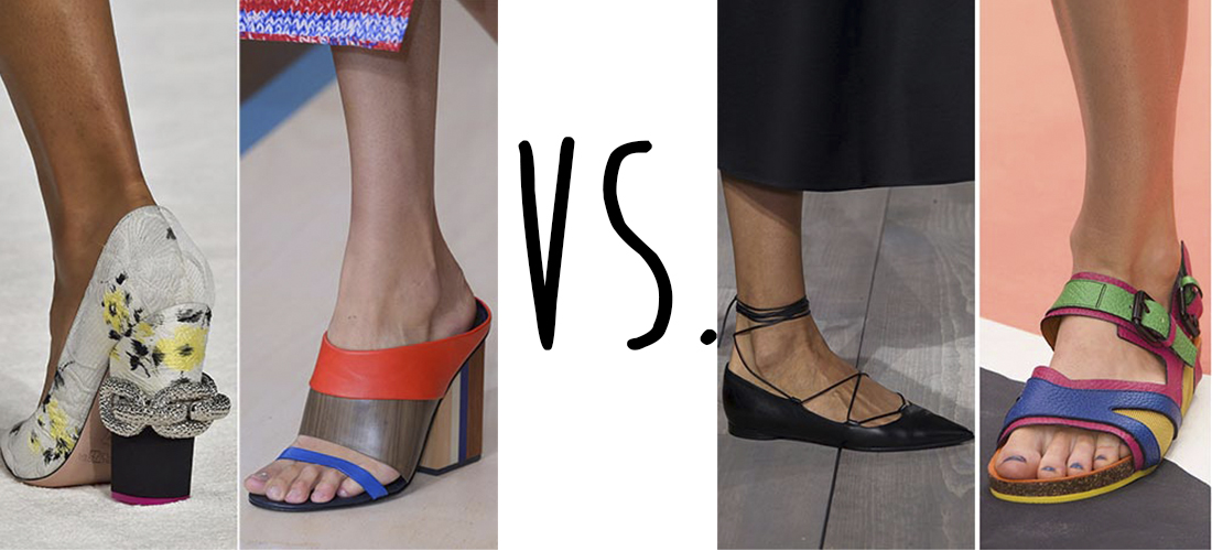 Tacones vs. flats ¿qué prefieres?