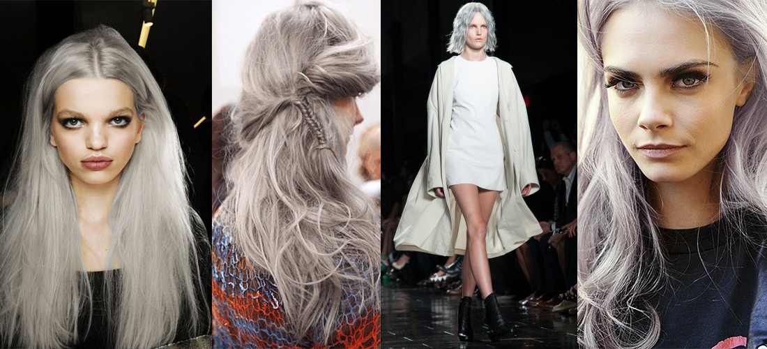 La nueva tendencia en cabello: pintarlo color gris