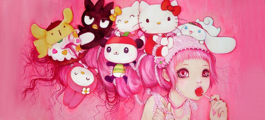 Hello Kitty, musa del street art y del graffiti
