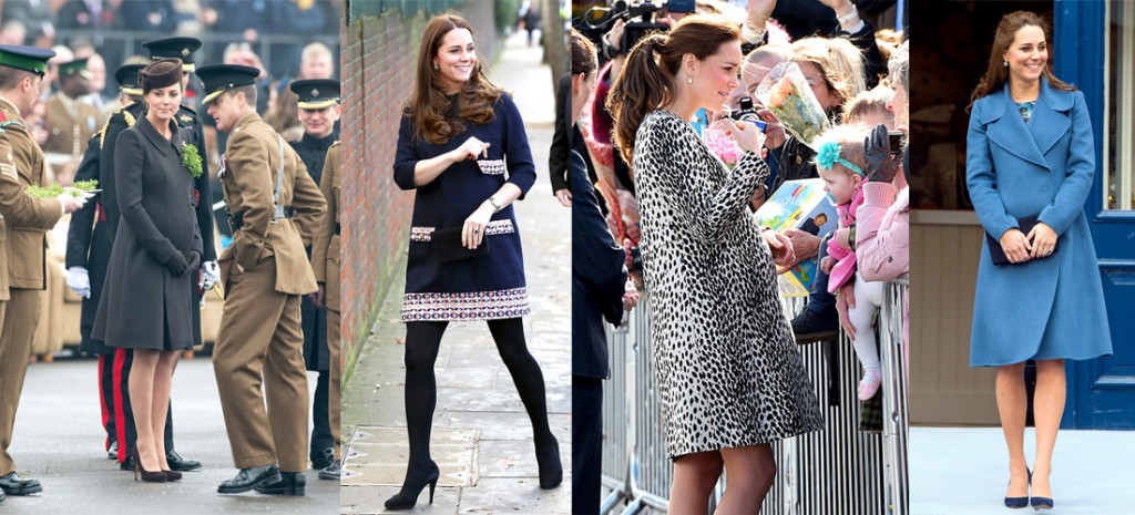 Los mejores looks de Kate Middleton durante su segundo embarazo.