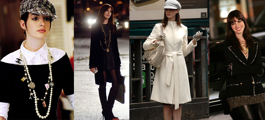 Looks de Anne Hathaway en «El Diablo Viste a la Moda»
