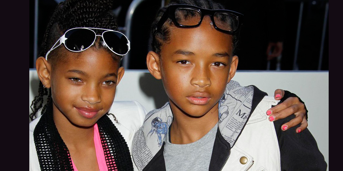 También están los hijos de Will Smith, Willow y Jaden. 