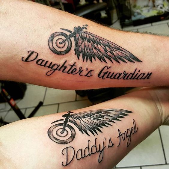 Tatuajes para padre e hija: 10 ideas que te harán llorar 7