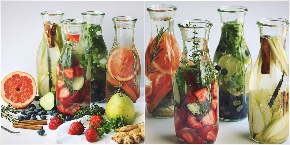 5 recetas de bebidas refrescantes detox