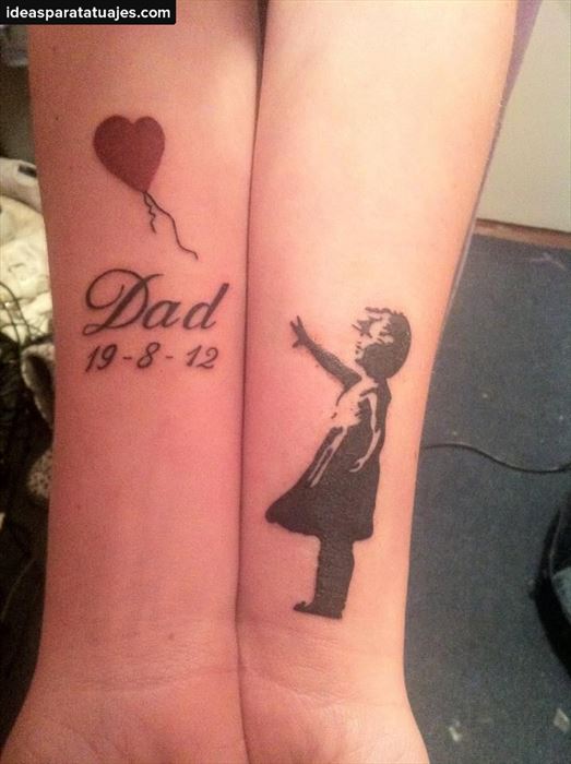 Tatuajes para padre e hija: 10 ideas que te harán llorar 19