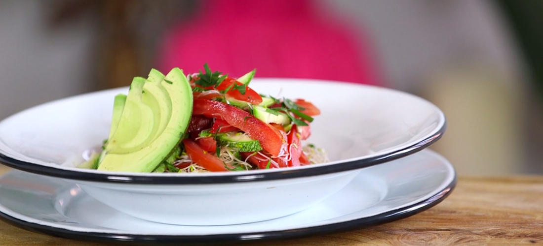 Receta de ensalada con arroz