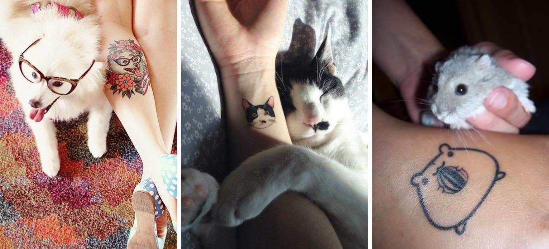 15 Increíbles tatuajes para llevar a tu mascota contigo por siempre