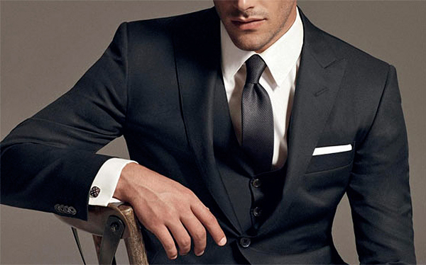 Traje con mancuernillas online
