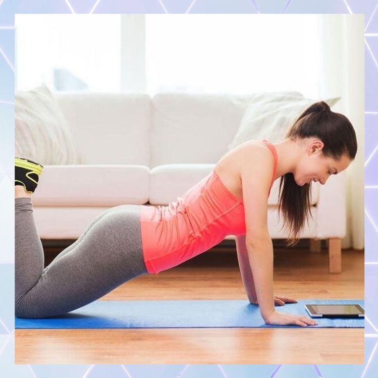 Ejercicios para ponerte en forma desde casa - Mujer de 10