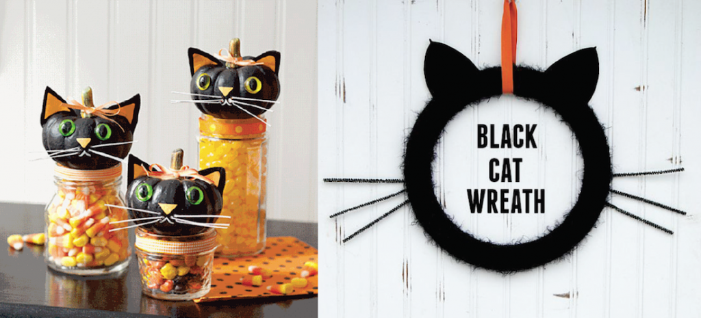 5 Manualidades de gato negro para Halloween