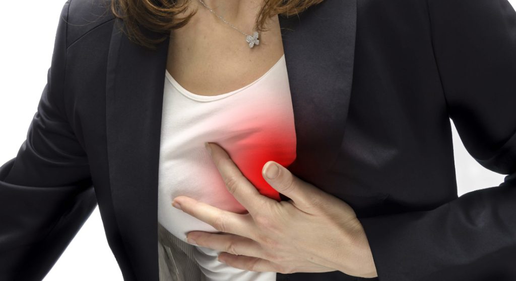 Síntomas de infartos en mujeres