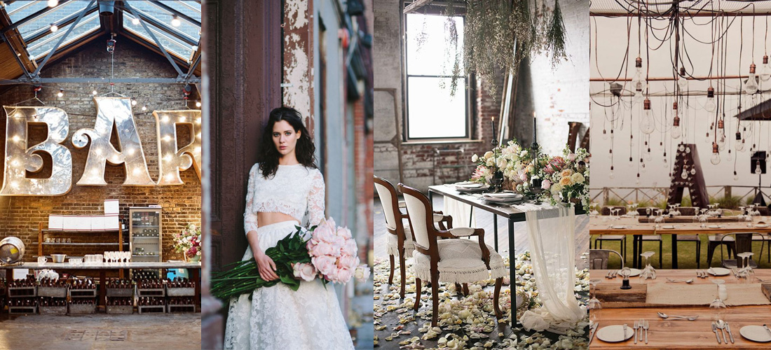 Industrial Chic: la nueva tendencia en bodas