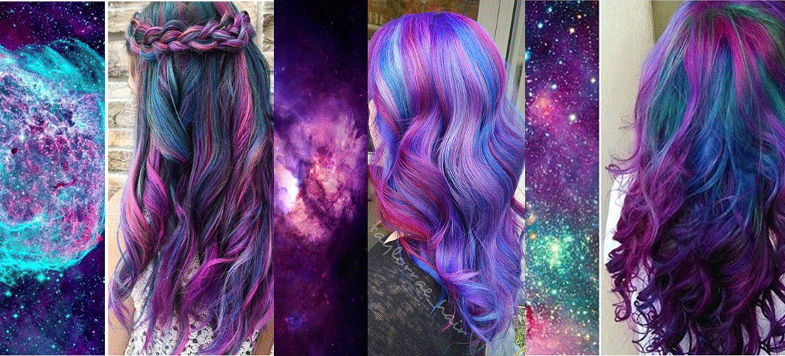 Cabello color «galaxia», ¿te atreves?