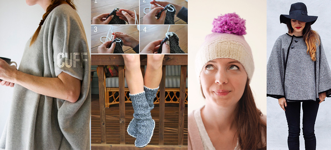 DIY: 10 prendas y accesorios para hacer en invierno