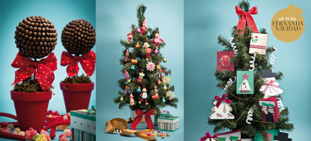 Deco: mini árboles de navidad originales