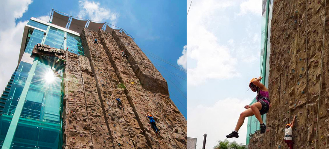 Escala el muro más alto de América Latina