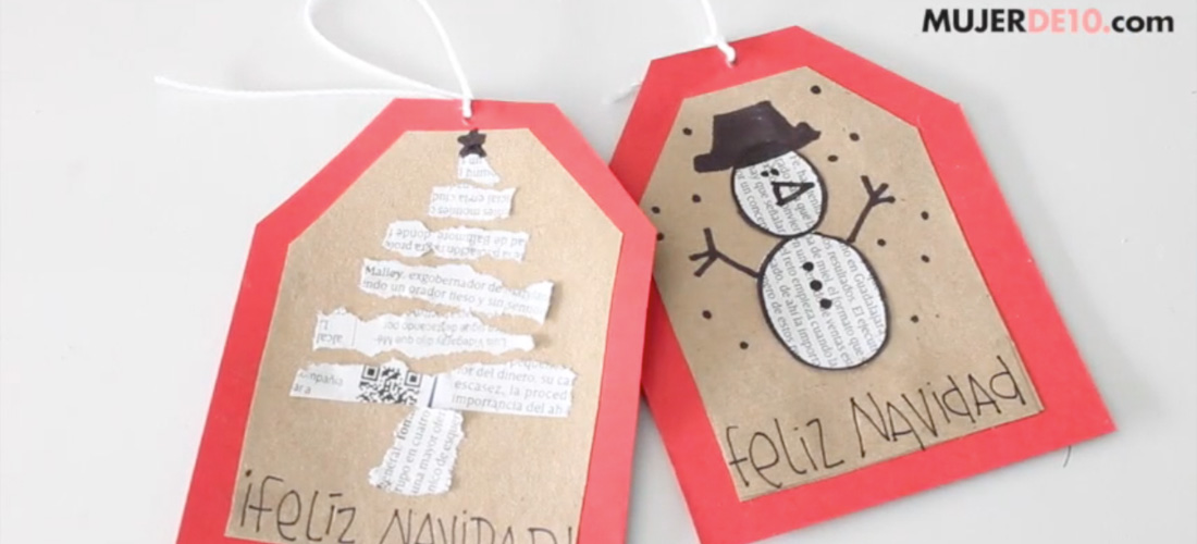 Tarjetas navideñas DIY