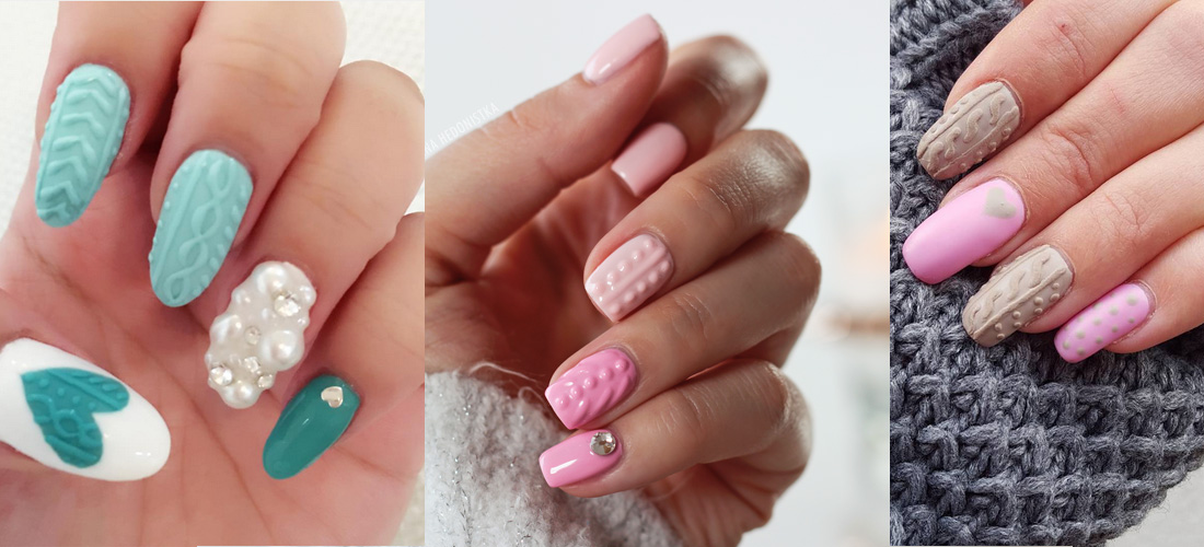 Nueva tendencia en uñas: píntalas como suéteres