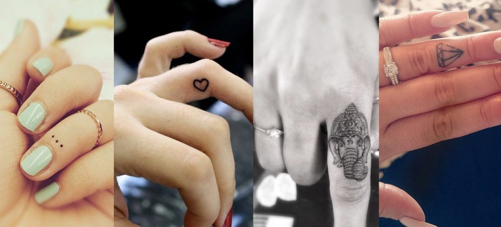 15 delicados tatuajes que puedes hacerte en tus dedos