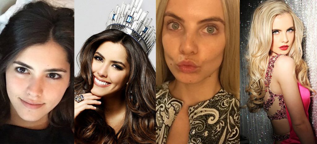 Las candidatas de Miss Universo 2015 sin maquillaje